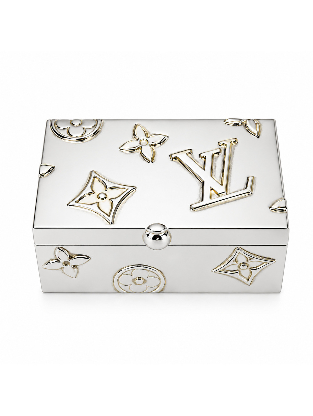 Louis Vuitton miniature mirrored pill box / trinket box